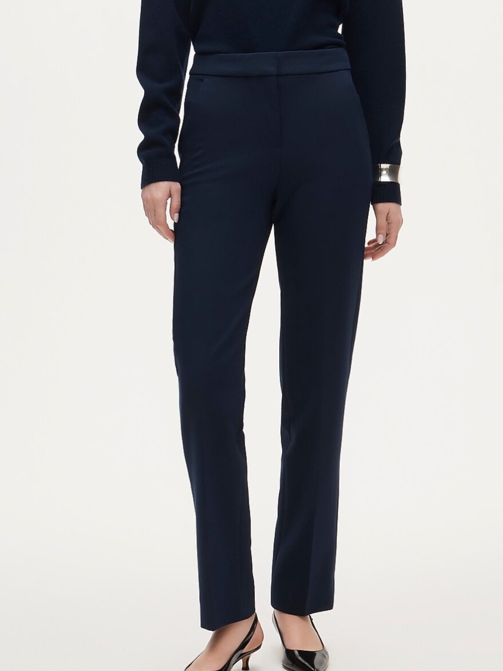 NWT Women’s Jcrew Navy “Kate” Pants, size 2.